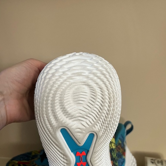 Under Armour Curry 10 Sour Patch Kids Sour Then Sweet - Size 9.5 Mens - Picture 5 of 8